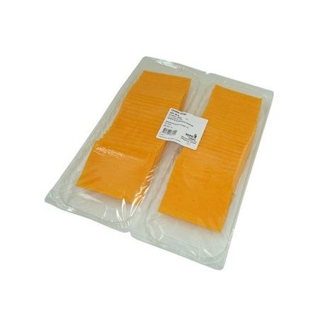 FROMAGE CHEDDAR ROUGE TRANCHE 10/10 VEPO CHEESE 1KG (50X20GR)