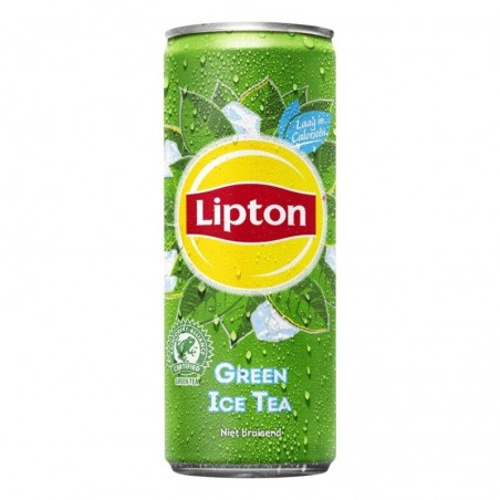 DRINK LIPTON ICE TEA GROEN 24 X 33CL BLIKJE  TRAY OP/BEST