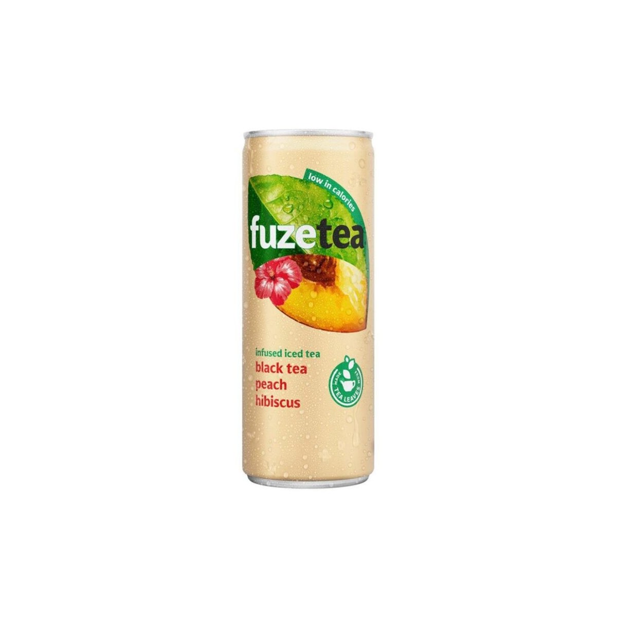 BOISSON FUZE TEA THE BLACK PEACH HIBISCUS CANETTE 24X33CL 