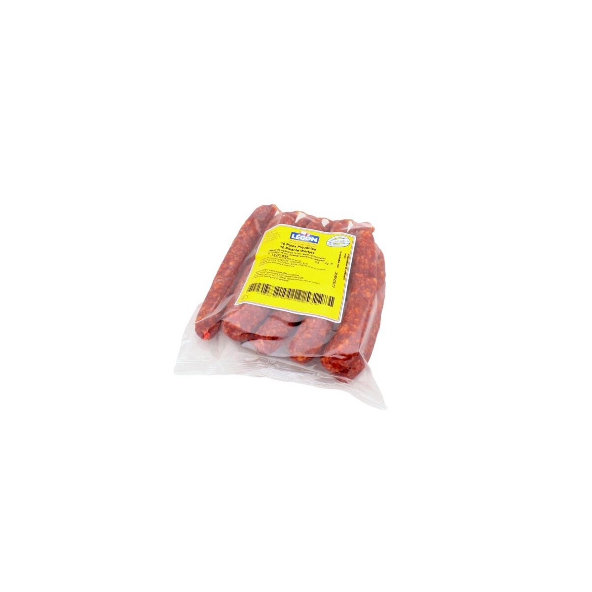 SPICY DRY SAUSAGE ARDENNE LEGON 10 X 80GR  READY TO BAKEKAGE