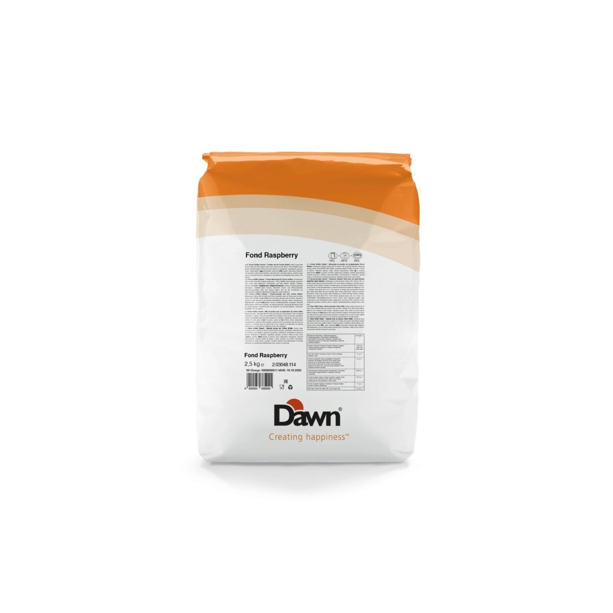 DAWN FONDS BAVAROIS FRAMBOOS 5KG  CARTON