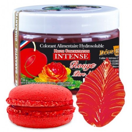 COLORANT HYDROSOLUBLE INTENSE ROUGE PERE NOEL  E124 - INT51 50GR