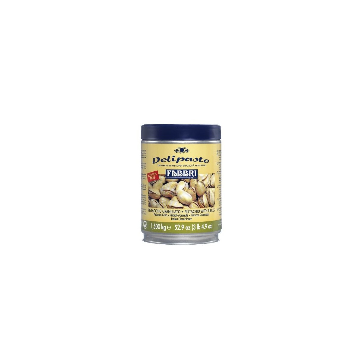 FABBRI DELIPASTA GRANULAR PISTACHIO 1,5KG  BOX