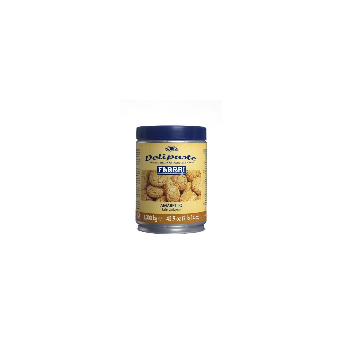 FABBRI DELIPASTA AMARETTO AROMA 1.3KG  DOOS