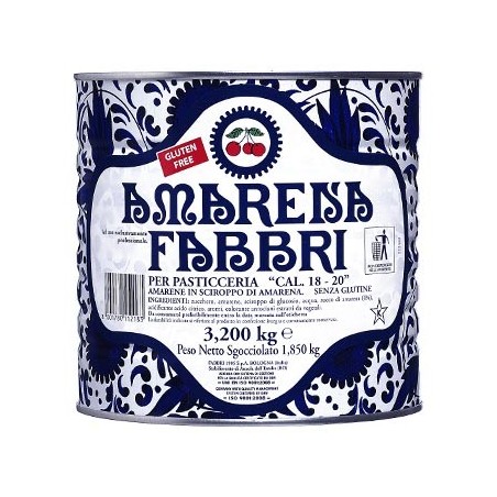 FABBRI CHERRY AMARENA 3.2KG  BOX
