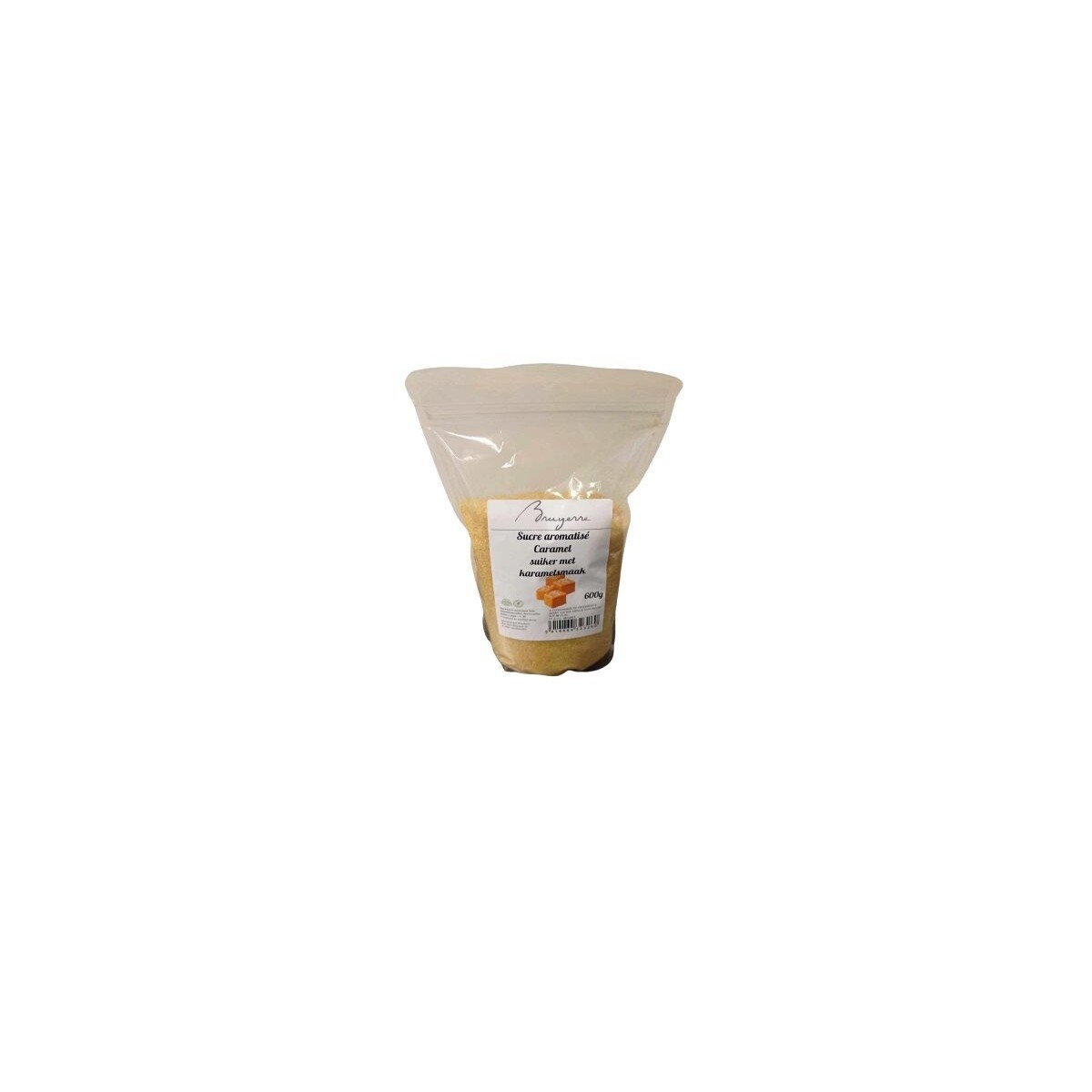 SUCRE BARBE A PAPA AROMATISE CARAMEL 600GR