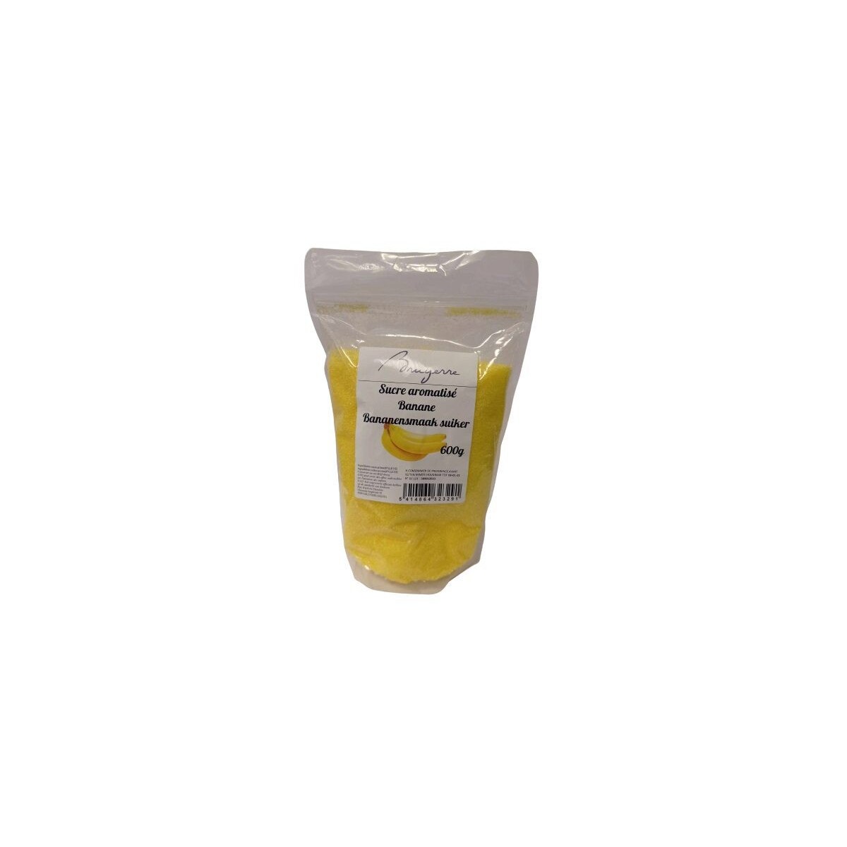 SUCRE BARBE A PAPA AROMATISE BANANE 600GR