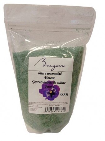 SUCRE BARBE A PAPA AROMATISE VIOLETTE 600GR