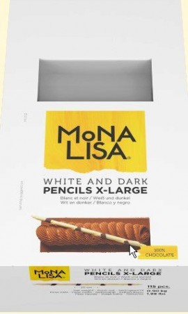 MONA LISA PENCILS X-LARGE 200MM BLANC ET NOIR115PC