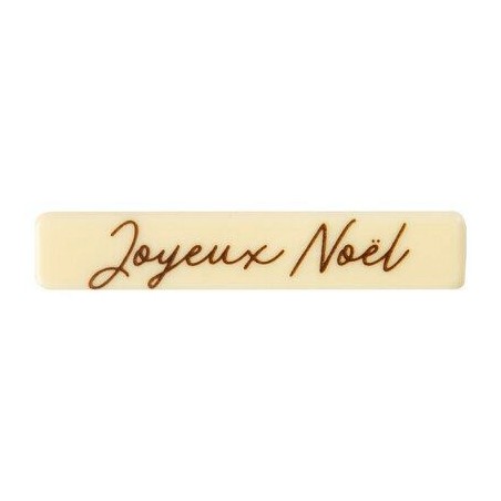 2013743 PLAQUETTE JOYEUX NOËL 8X1,5CM 120PCESS/CD