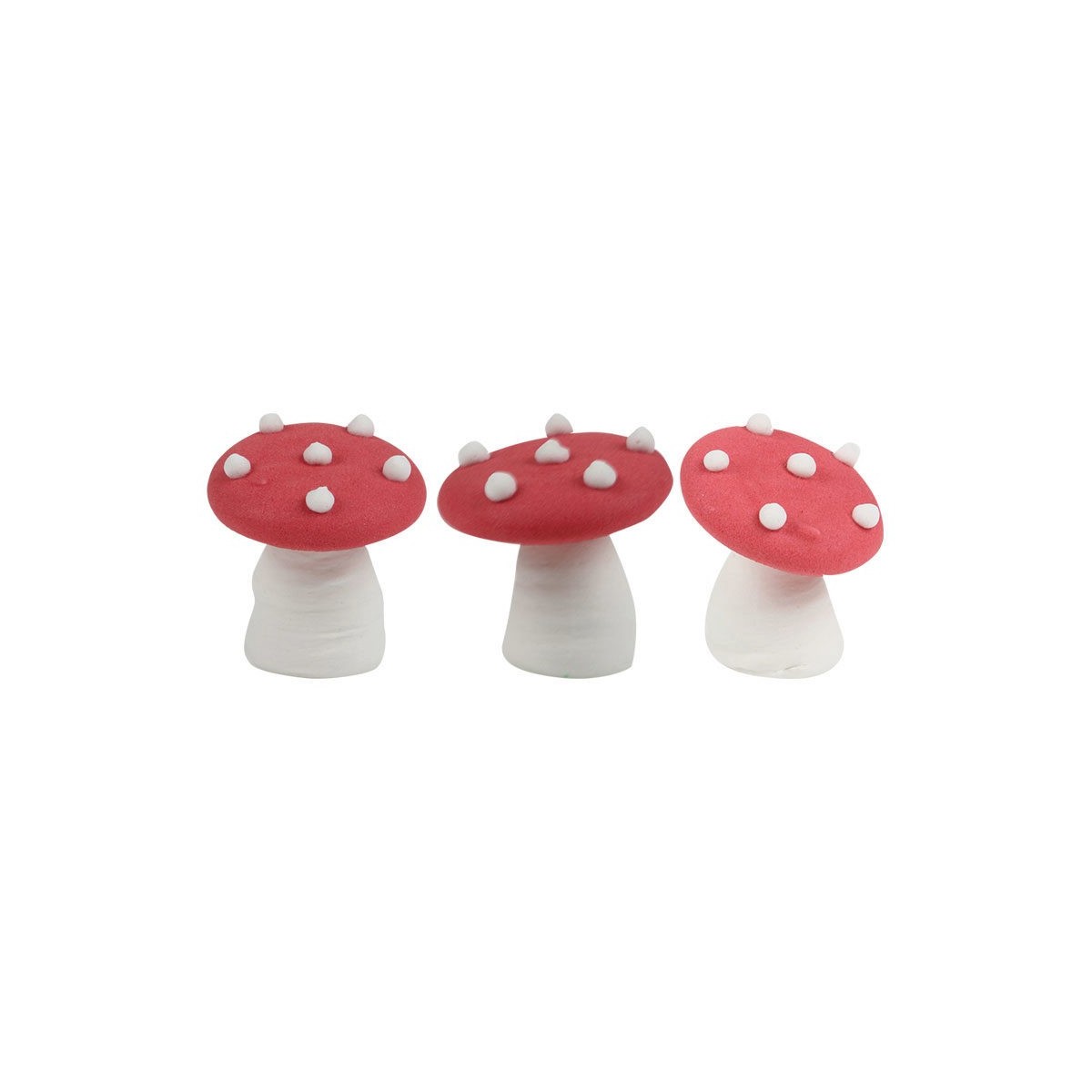 1014407 CHAMPIGNON ROUGE 3 CM 42PCES S/CDE