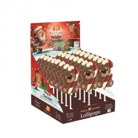 CHOCOLADE LOLLY BEAR RAPHAEL  16CM24 X 25 GR 