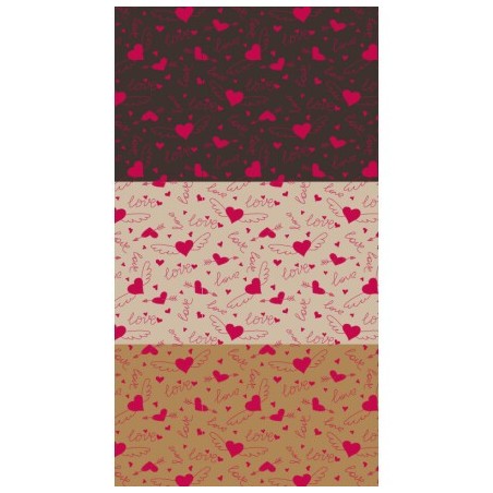 2046675 TRANSFERT COEURS LOVE 30X40CM30 ST/PC S/CDE