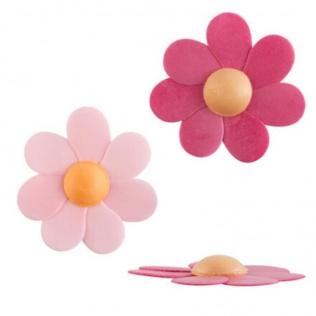 1049015 FLEURS LUCY ASSORTIES 6CM 100PCES