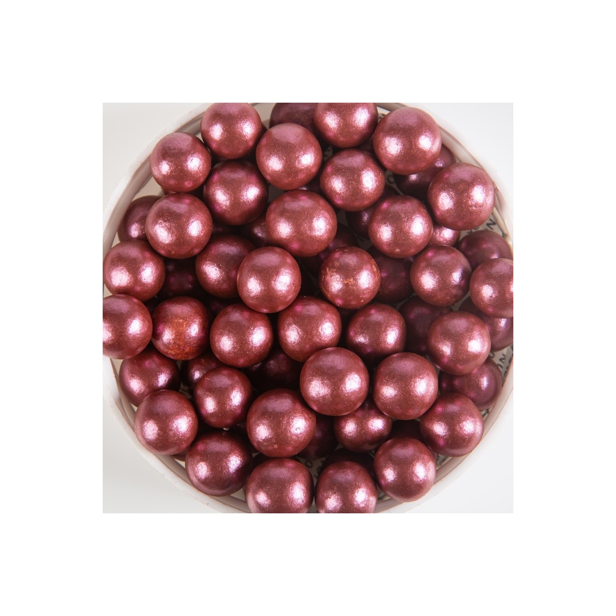 57568 SOFT PEARL GROOT RED PERLY  Ø 1CM 600 GR  DOOS