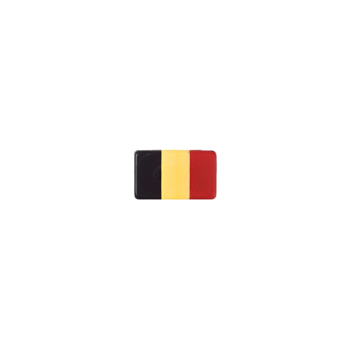 24592 PLAQUETTE DRAPEAU BELGE 38X23MM64PCES S/CDE