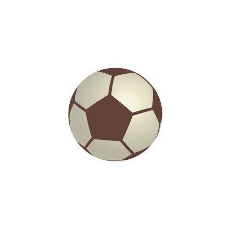 2024581 DEMI BOULE BALLON FOOT D22M CHOCO216PC