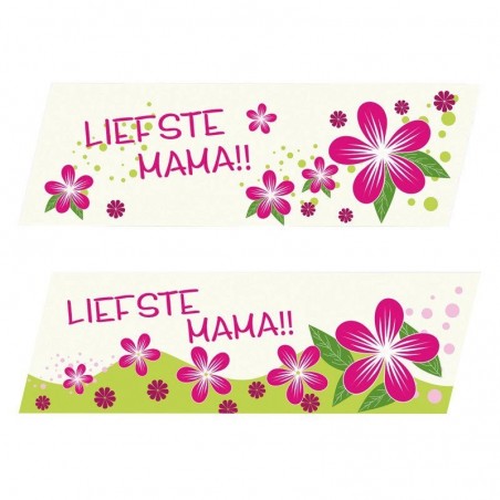 1053208 PLAQUETTE LIEFSTE MAMA 7X2,3CM 35PCES S/CDE