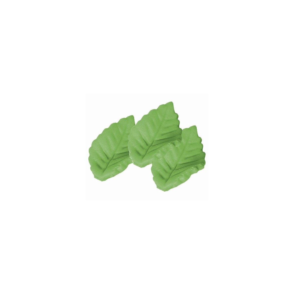 FEUILLE VERTE MASSEPAIN LONG 4CM200PCES