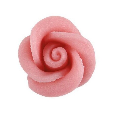 53004  ROSE EN MASSEPAIN 35MM ROSE 49PCES 