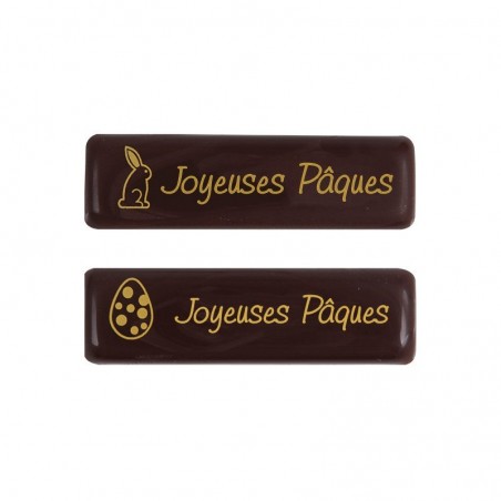 2069643 MINI PLAQUETTE JOYEUSES PAQUES CHOCO4.5CM 300PC