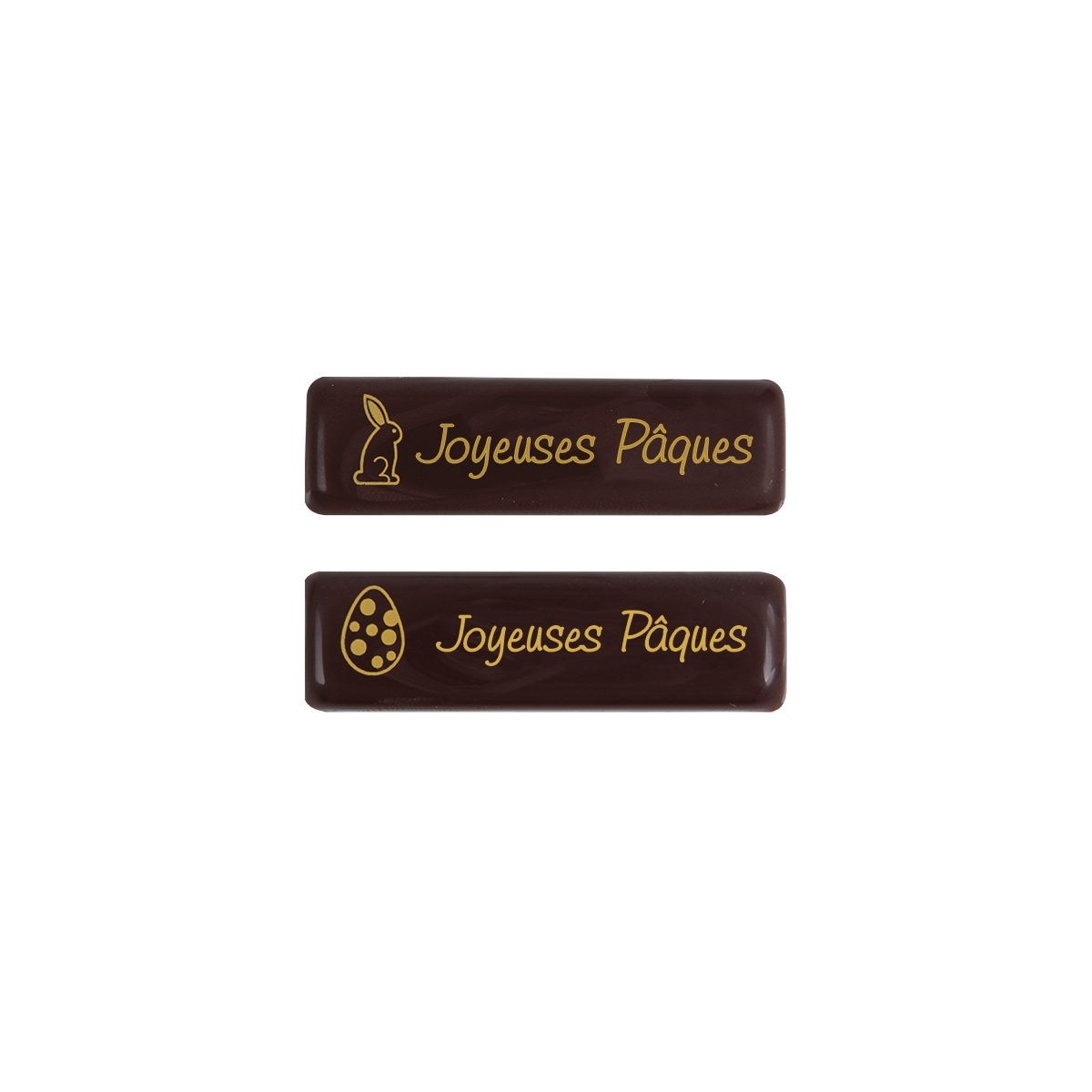 2069643 MINI PLAQUETTE JOYEUSES PAQUES CHOCO4.5CM 300PC