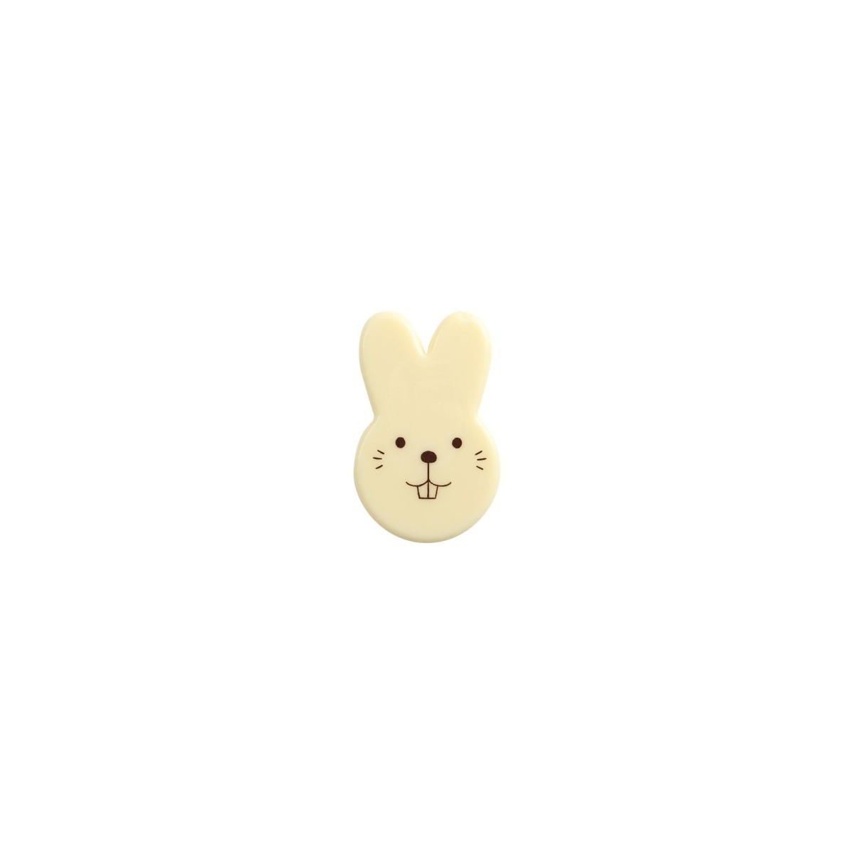 2051626 TETE LAPIN BLANC H 4,5CM 120PCE