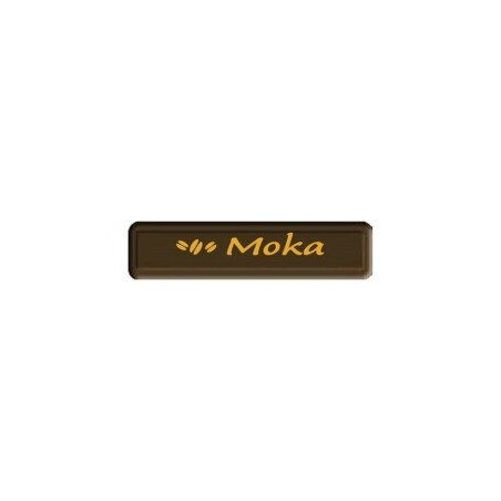 1054142 -54141 PLAQUETTE EN CHOCOLAT "MOKA" 5 X 1.2CM150PC