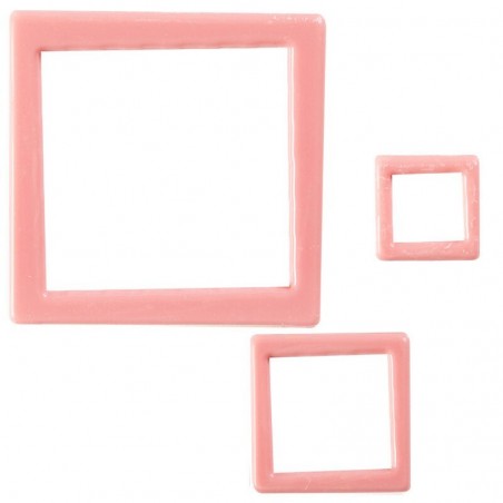 34346 VIERKANTEN ASSORTIMENT  PINK PERLY  59ST  DOOS