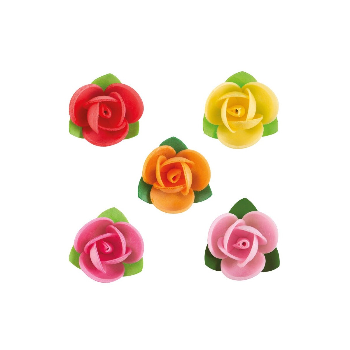 49012  ROSES HOLLY 4CM 100PCES S/CDE
