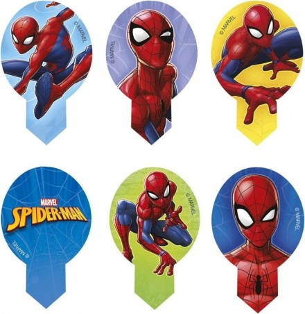 PIC SPIDERMAN AZYME 6.5X4CM 20 PCES