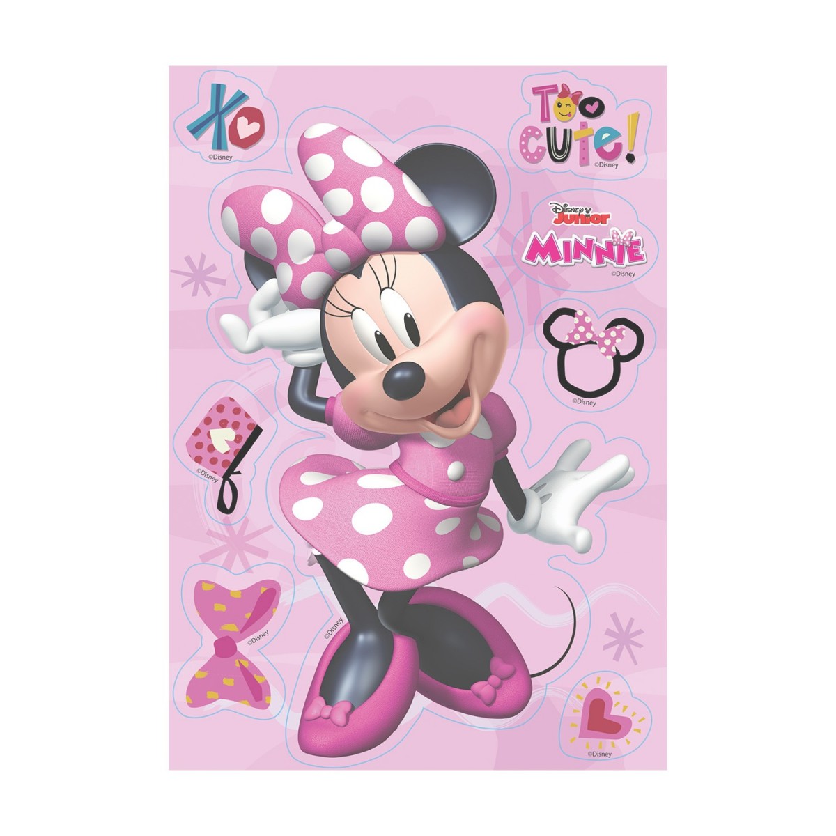 SILHOUETTE EN AZYME MINNIE 14,8X21CM