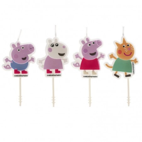 346248 VERJAARDAGSKAARSEN PEPPA PIG 4ST