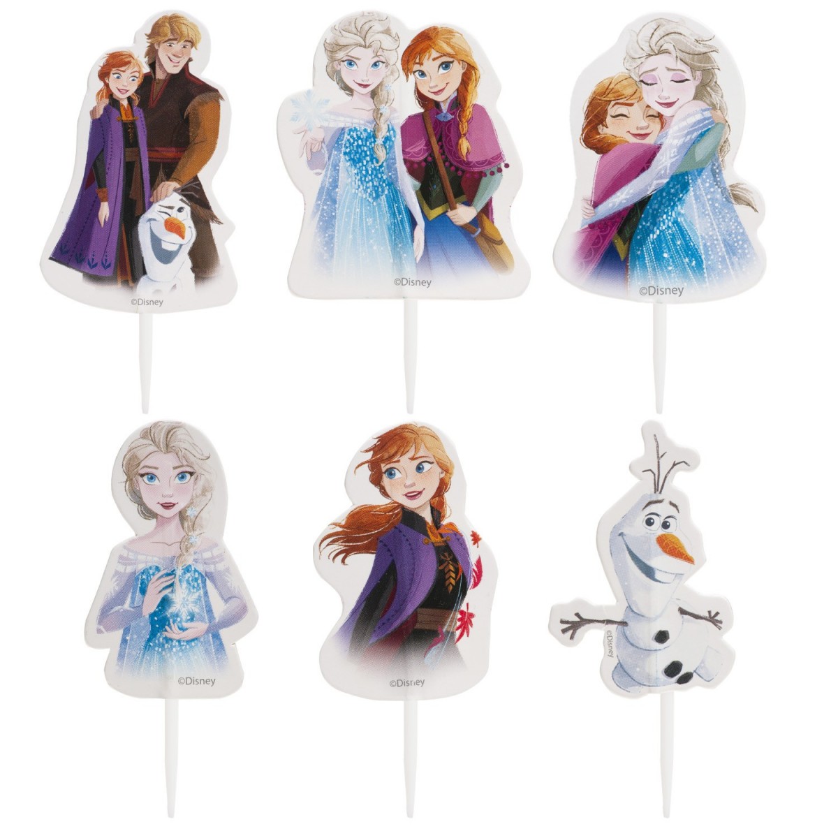 359000 CAKE TOPPERS FROZEN 6ASS 30PCS