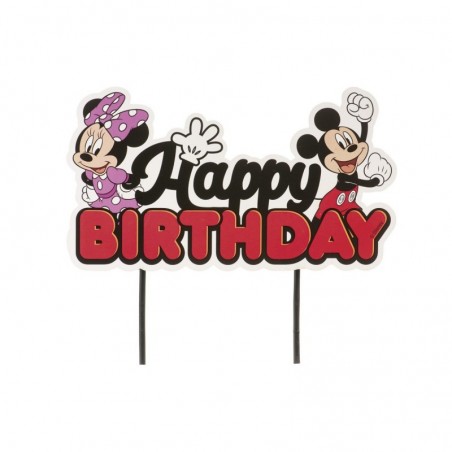 359011 MICKEY EN MINNIE CAKE TOPPERS 17,5X15CM