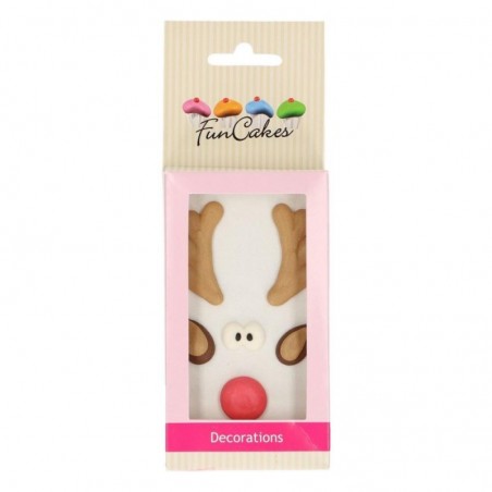 FUNCAKES SUIKERDECORATIE RUDOLPH BLISTER