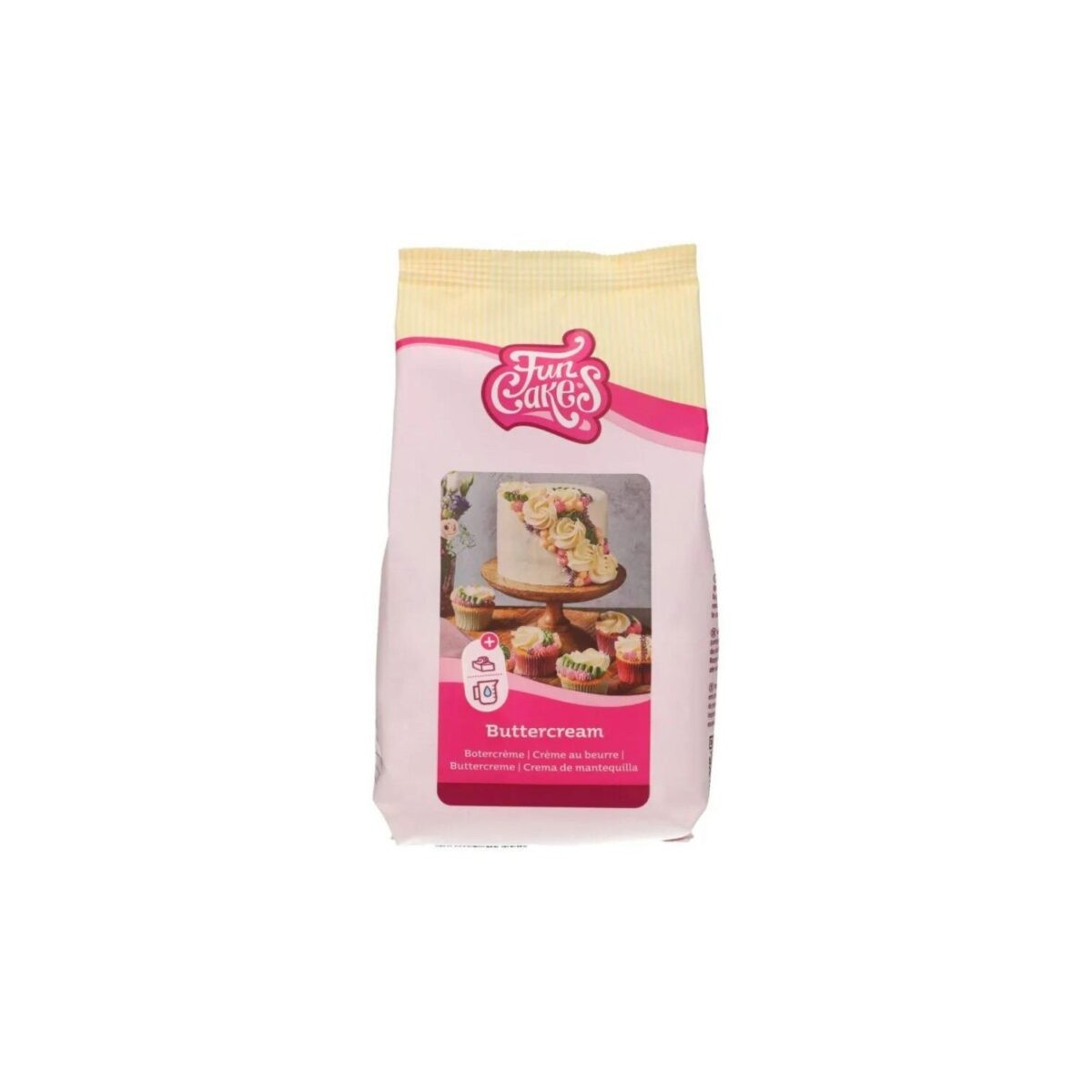 FUNCAKES MIX VOOR BOTERCRÈME 500G ZAKJE