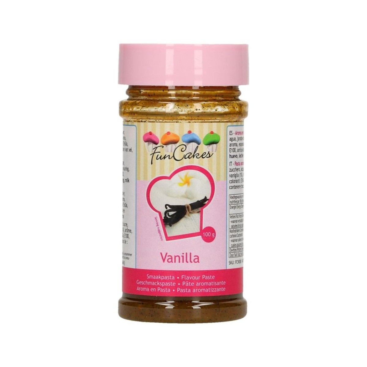 FUNCAKES PATE AROMATISANTE VANILLE 100GR