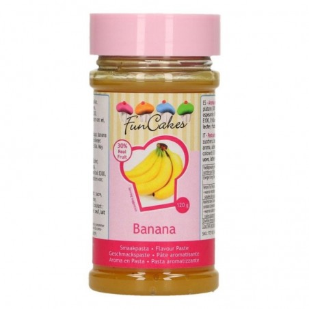 FUNCAKES SMAAKPASTA BANAAN 120G POT