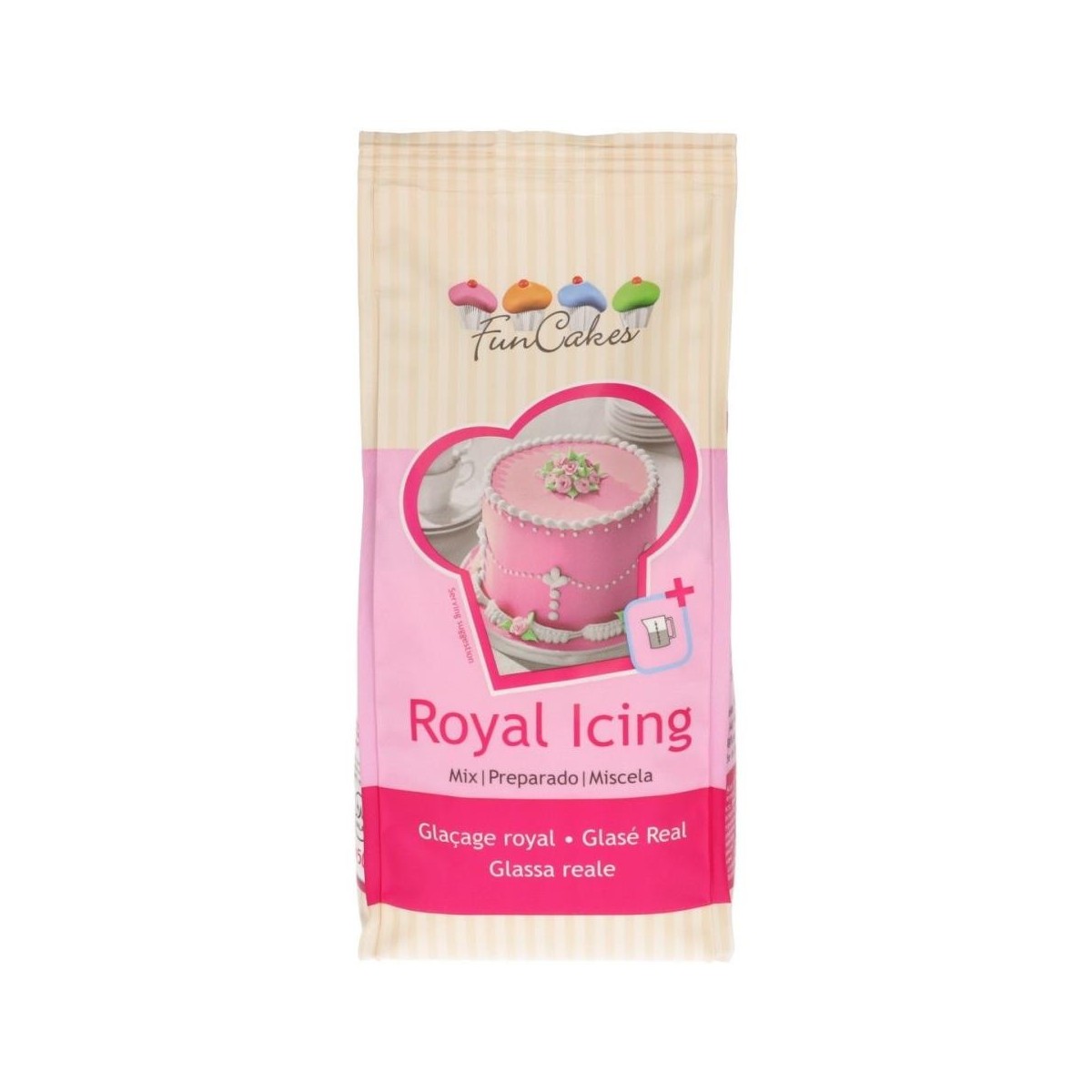 FUNCAKES MIX VOOR ROYAL ICING 450G ZAKJE