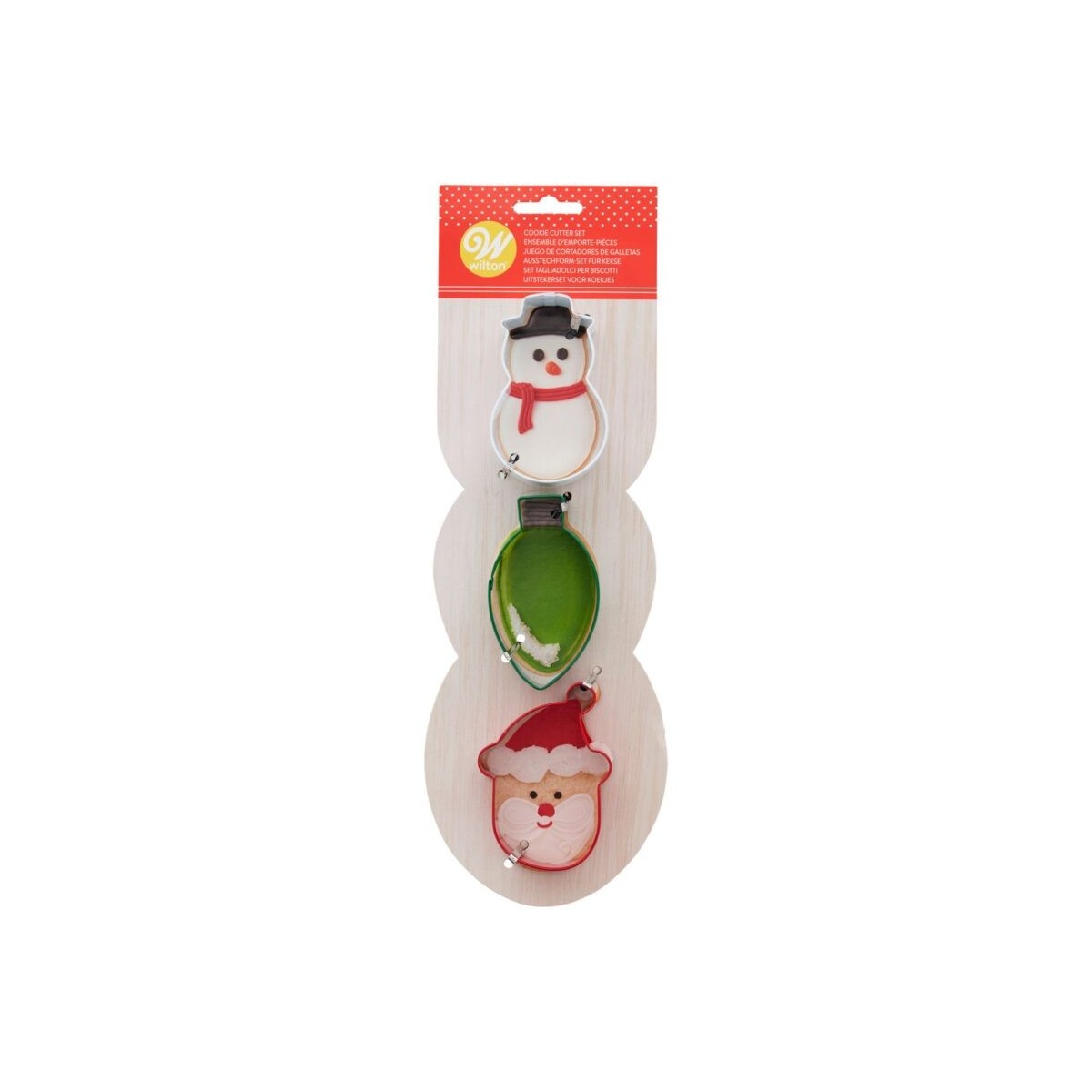 WILTON EMPORTE-PIECE BH NEIGE/PEREE NOEL/LAMPE 3 PCES