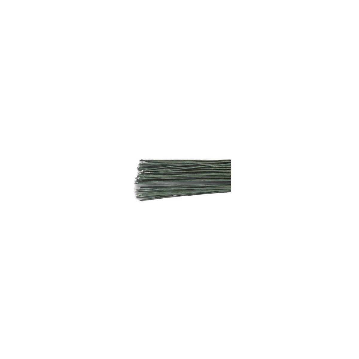 + CULPITT TIGE POUR FLEUR VERTE FONCE 0.812MM  20PCES