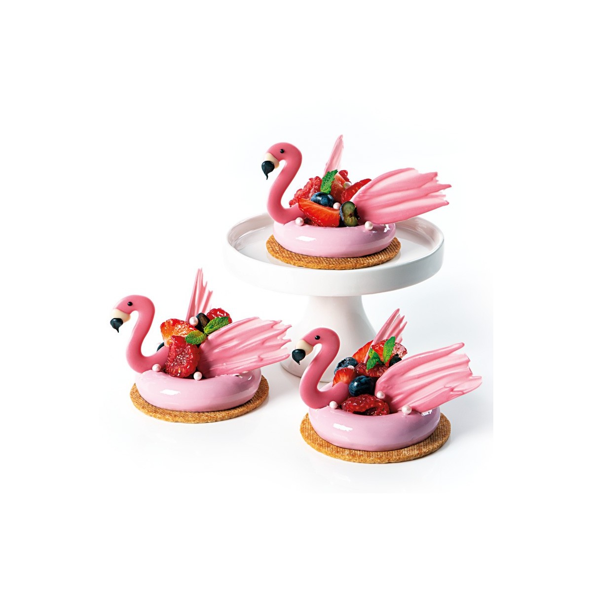 1034370 KIT FLAMAND ROSE CHOCOLAT 35-60MM 24SETS/CD