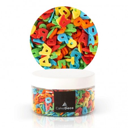 1039070 MIX MINI CONFETTI ALPHABET EN SUCRE 70G