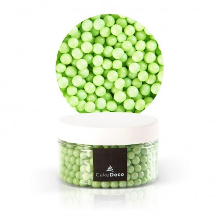 1039079 PERLE VERTE EN SUCRE Ø 6MM 80G