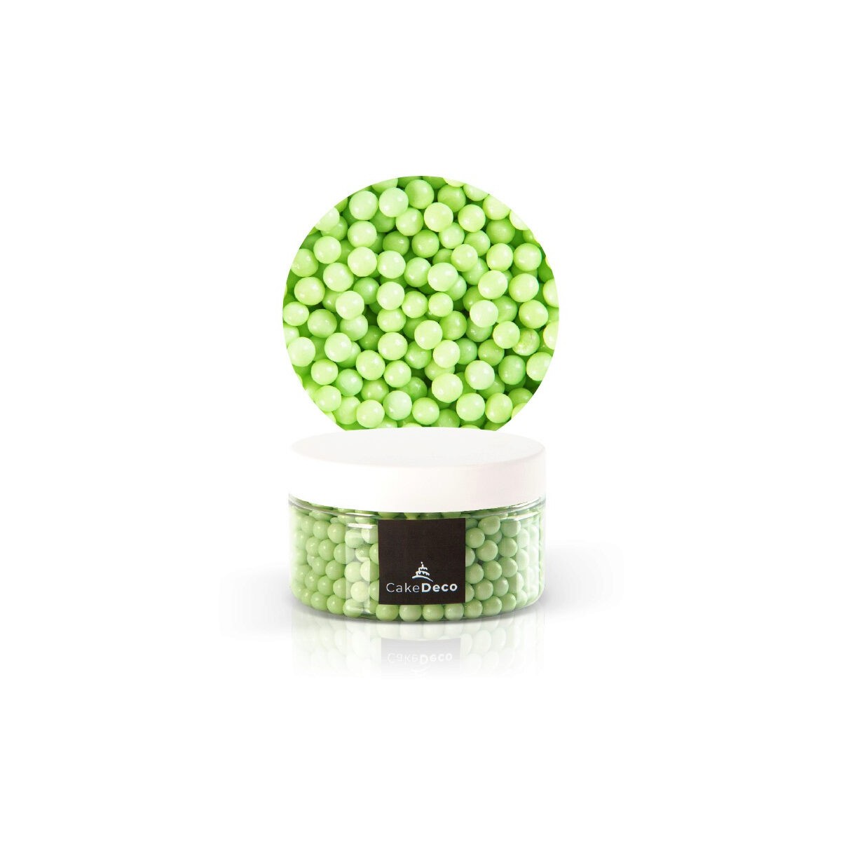 39079 PERLE VERTE EN SUCRE Ø 6MM 80G