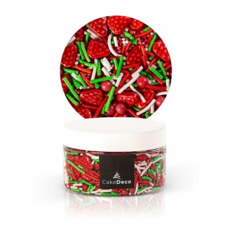 1039299 MIX FRAISE VERT/ROUGE EN SUCRE 100G