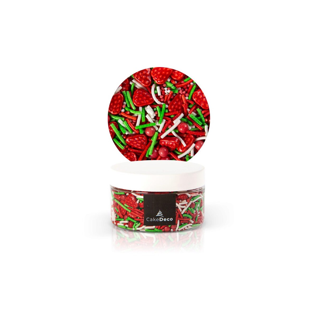 1039299 MIX FRAISE VERT/ROUGE EN SUCRE 100G