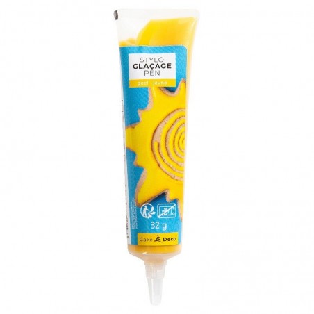 39795 STYLO SUCRE JAUNE CITRON POUR ÉCRITURE 32G