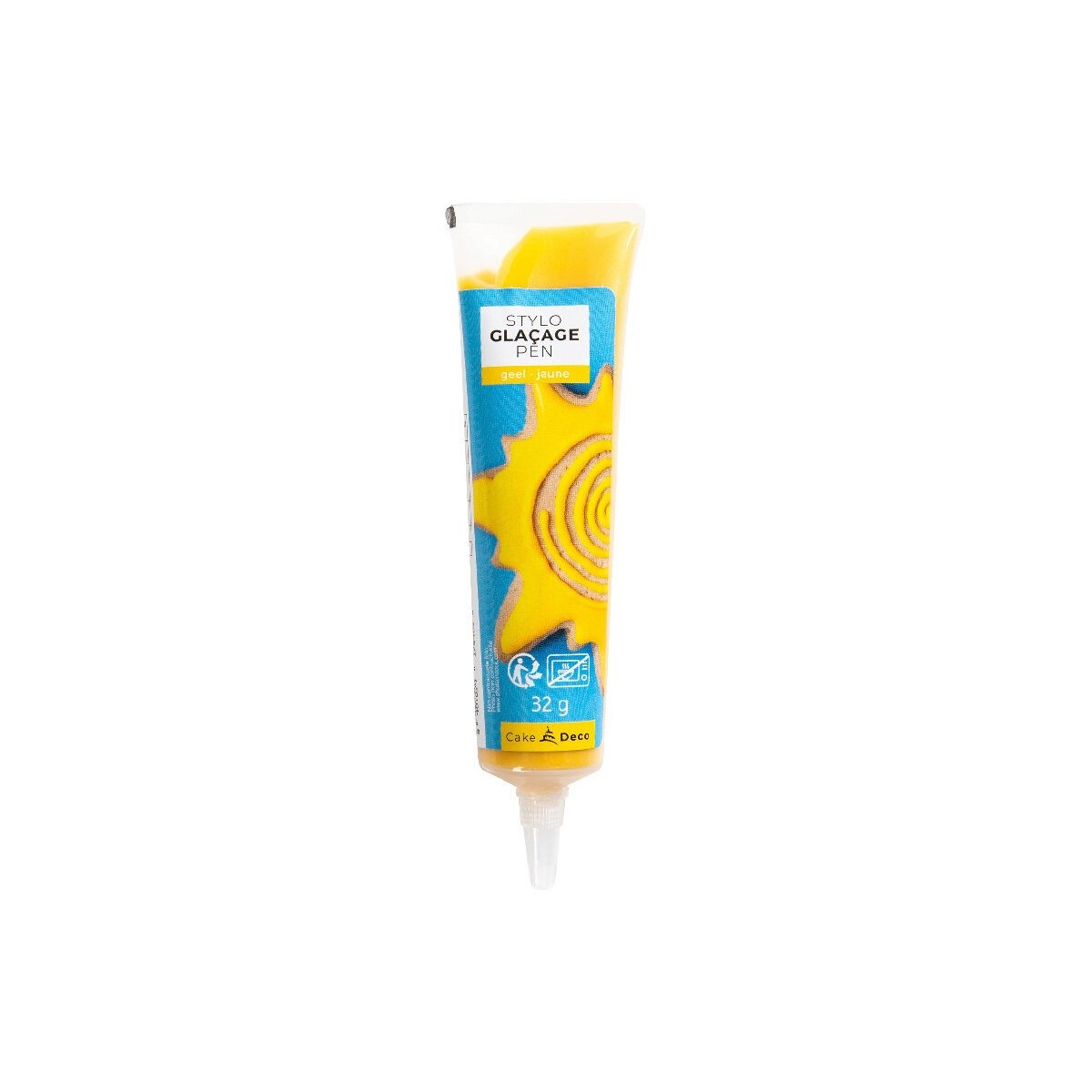 1039795 STYLO SUCRE JAUNE CITRON POUR ÉCRITURE 32G